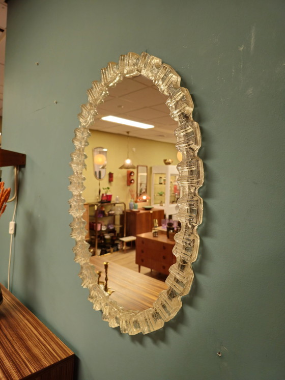 Image 1 of Vintage Arcyl Spiegel Wandspiegel Mirror Iceglass 