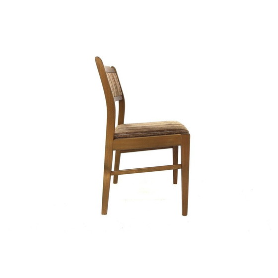 Image 1 of Set van 4 Scandinavische vintage beukenhouten stoelen, Zweden 1960