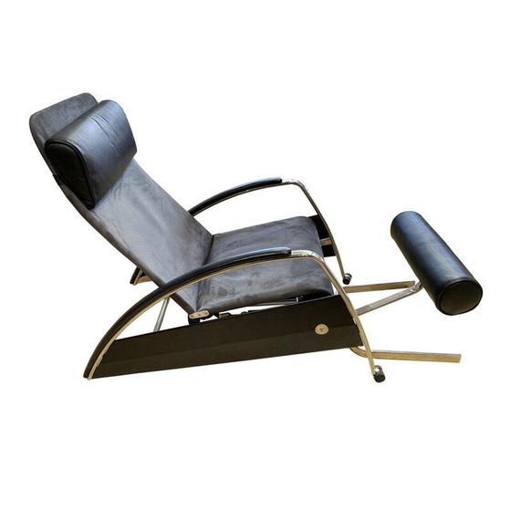 Image 1 of Vintage lounge stoel "Grand Repos" en bijbehorende voetenbank van TECTA, 1980