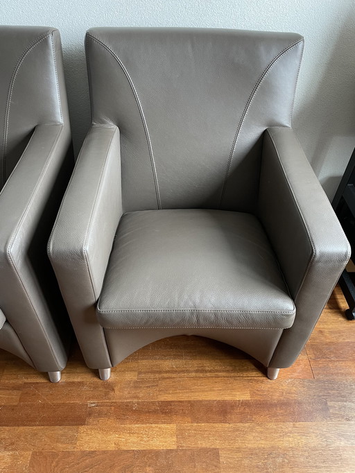 2x Leolux Dolcinea fauteuils