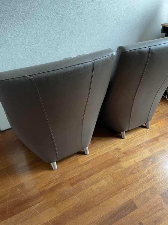 Image 1 of 2x Leolux Dolcinea fauteuils