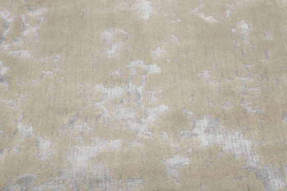 Image 1 of Designer Modern Tapijt Viscose Met Zijdeglans Kunstwerk Stuk 339 X 254 Cm