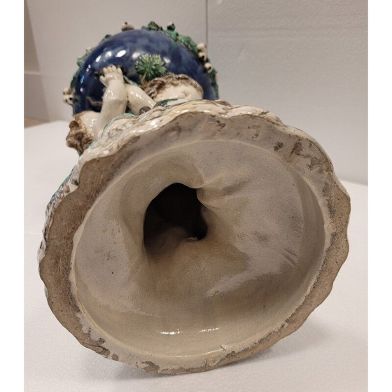 Image 1 of Vintage "Putti" pot, Frankrijk 1900