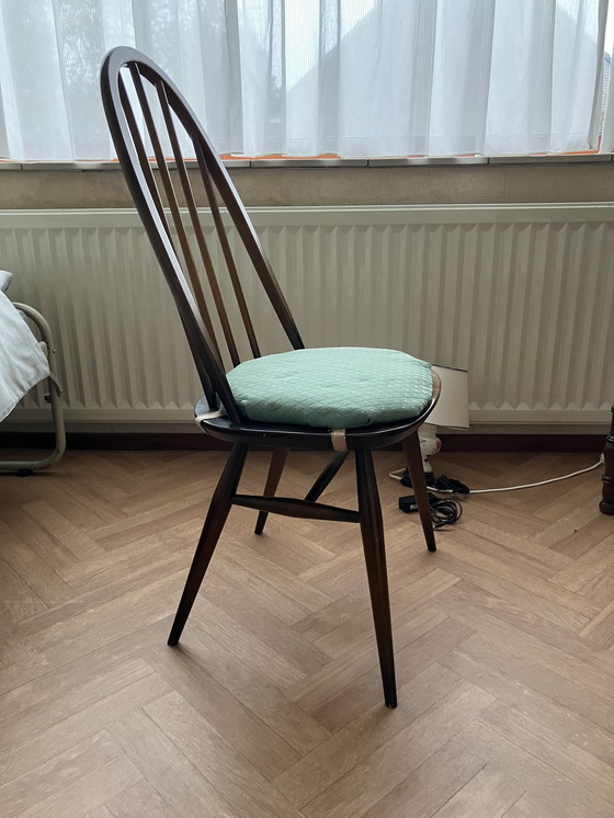 Image 1 of 6x Ercol stoel Plus Tafel