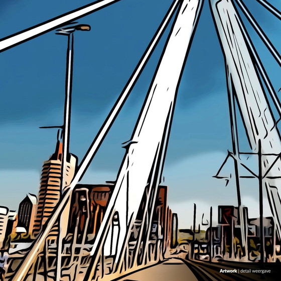 Image 1 of Erasmusbrug Rotterdam artwork