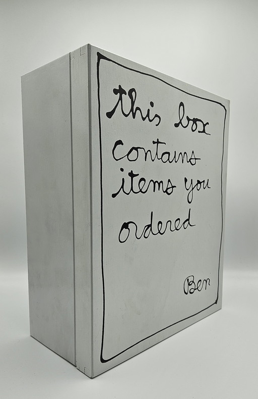 Ben Vautier - This box contains items you ordered