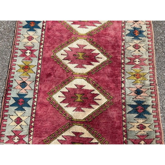 Image 1 of Vintage roze Perzisch tapijt, 1970