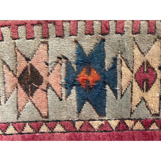 Image 1 of Vintage roze Perzisch tapijt, 1970