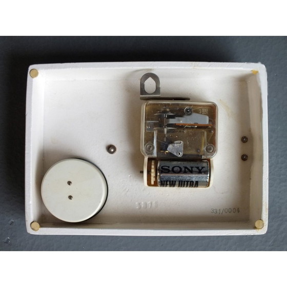 Image 1 of Vintage wandklok ato-mat van Max Bill voor Junghans, jaren 1960