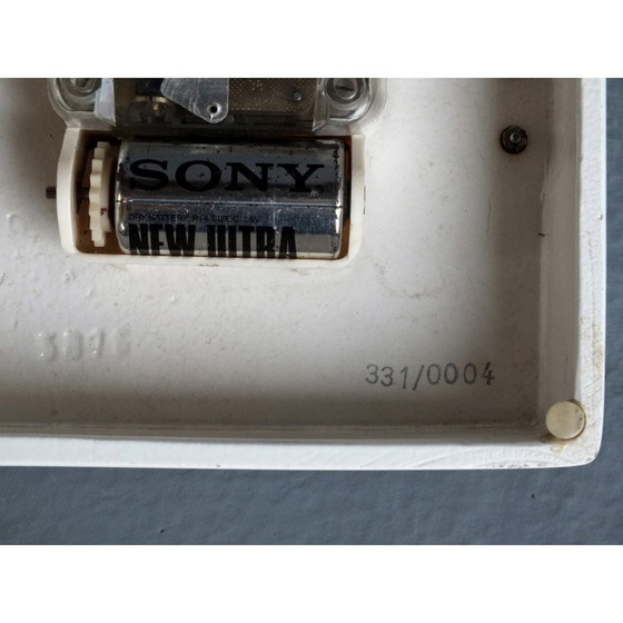 Image 1 of Vintage wandklok ato-mat van Max Bill voor Junghans, jaren 1960