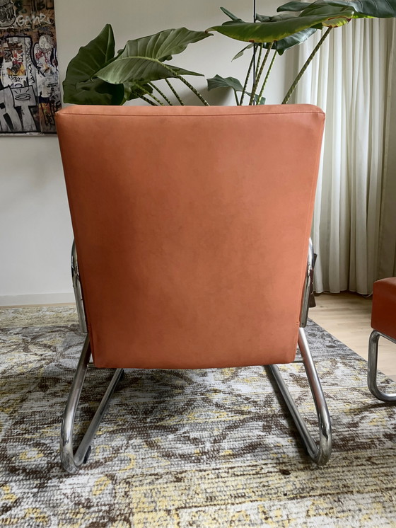 Image 1 of 2 vintage retro Lounche stoelen