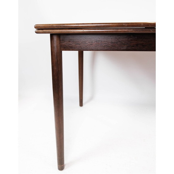 Image 1 of Vintage Deense eettafel met verlengstukken in rozenhout, jaren 1960