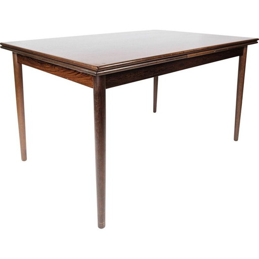 Vintage Deense eettafel met verlengstukken in rozenhout, jaren 1960