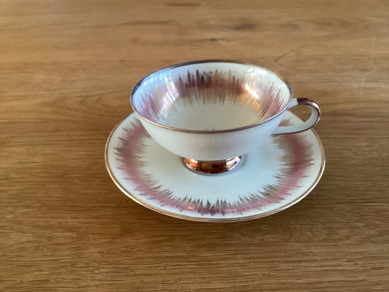 Image 1 of 2x Vintage jaren 50 theekopje