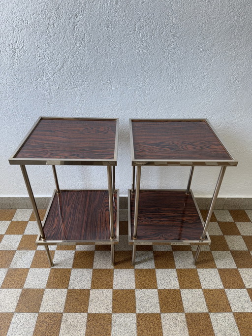 60's Formica hoofdbanden chroom (X2)