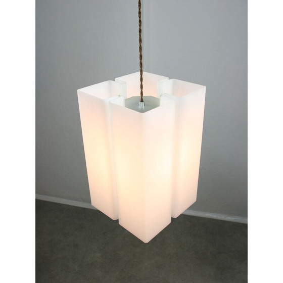 Image 1 of Vintage "Tour" hanglamp van plexiglas, Italië