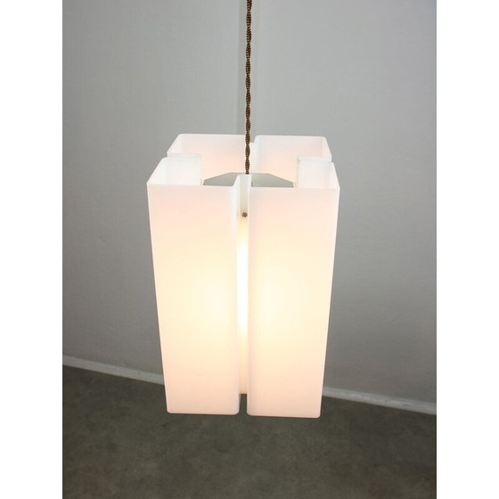 Image 1 of Vintage "Tour" hanglamp van plexiglas, Italië