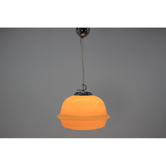 Image 1 of Vintage chroom en patina ophanging, 1980