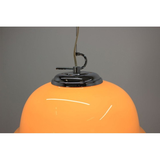 Image 1 of Vintage chroom en patina ophanging, 1980