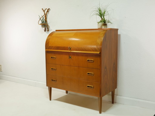 Vintage ladekast, bureau, secretaire, jaren 70, Duitsland