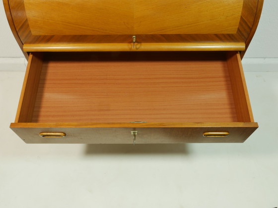 Image 1 of Vintage ladekast, bureau, secretaire, jaren 70, Duitsland