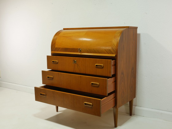 Image 1 of Vintage ladekast, bureau, secretaire, jaren 70, Duitsland