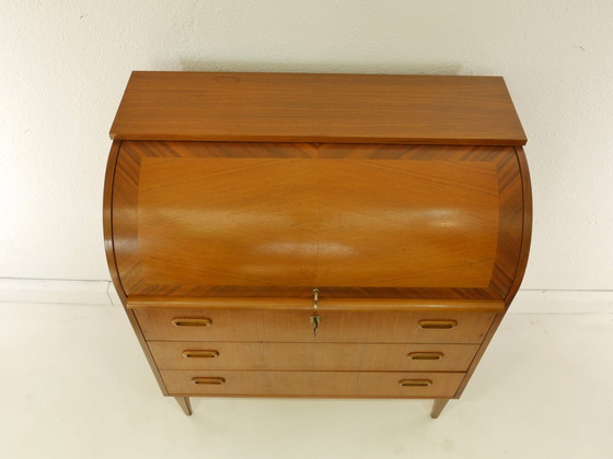 Image 1 of Vintage ladekast, bureau, secretaire, jaren 70, Duitsland