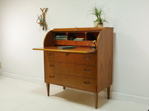 Vintage ladekast, bureau, secretaire, jaren 70, Duitsland