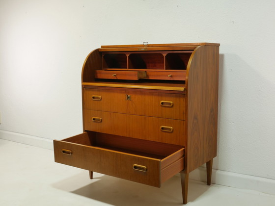 Image 1 of Vintage ladekast, bureau, secretaire, jaren 70, Duitsland