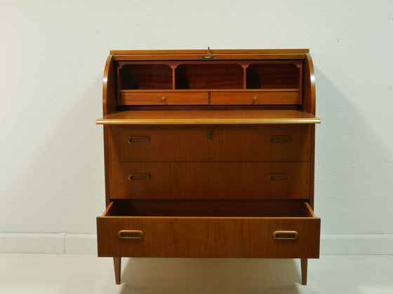 Image 1 of Vintage ladekast, bureau, secretaire, jaren 70, Duitsland