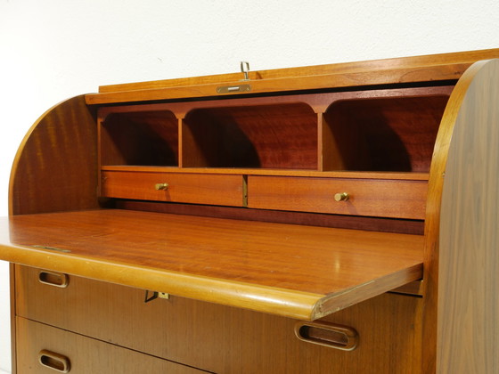 Image 1 of Vintage ladekast, bureau, secretaire, jaren 70, Duitsland