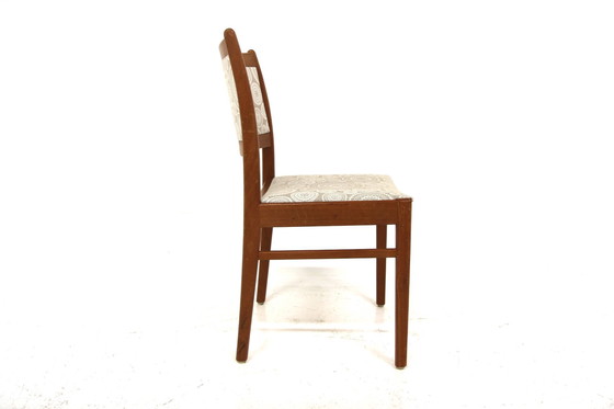 Image 1 of Set van 6 Scandinavische teakhouten stoelen, Zweden, 1960