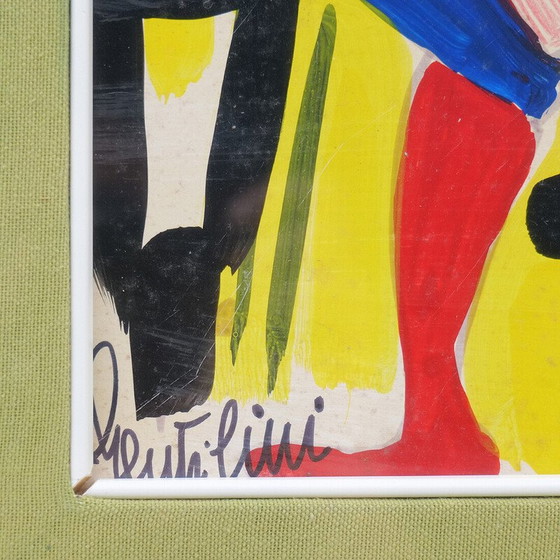 Image 1 of Vintage schilderij van Aldo Gentilini, 1970