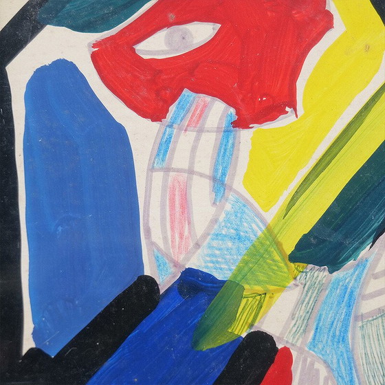 Image 1 of Vintage schilderij van Aldo Gentilini, 1970