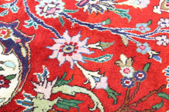 Image 1 of Origineel handgeknoopt Perzisch tapijt Tabriz 40 Raj Fijn 344 X 254 Cm Topconditie