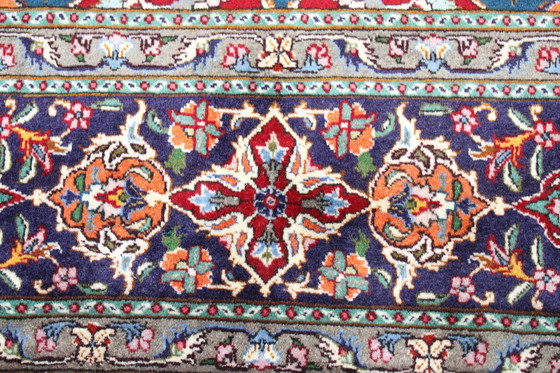 Image 1 of Origineel handgeknoopt Perzisch tapijt Tabriz 40 Raj Fijn 344 X 254 Cm Topconditie