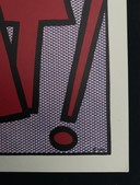 Roy Lichtenstein: "Triptychon, As I Opened Fire" - Stedelijk Museum Amsterdam 1964, Limited Edition, 3 Offset Lithographs