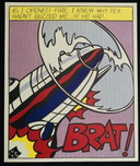 Roy Lichtenstein: "Triptychon, As I Opened Fire" - Stedelijk Museum Amsterdam 1964, Limited Edition, 3 Offset Lithographs