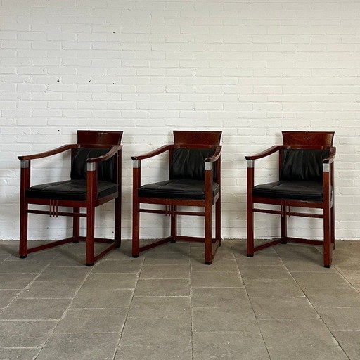 Set van 3 Schuitema Art Deco Susan Armchairs