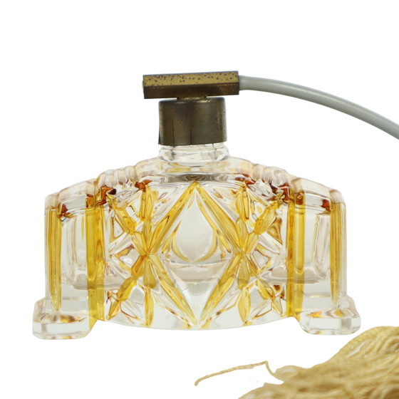 Image 1 of Amberkleurige Parfum Toiletset Kristal 