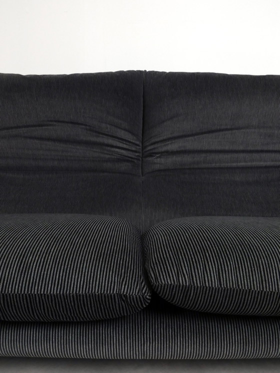 Image 1 of Cassina Maralunga 2,5 Seater Bicolore Black/Grey