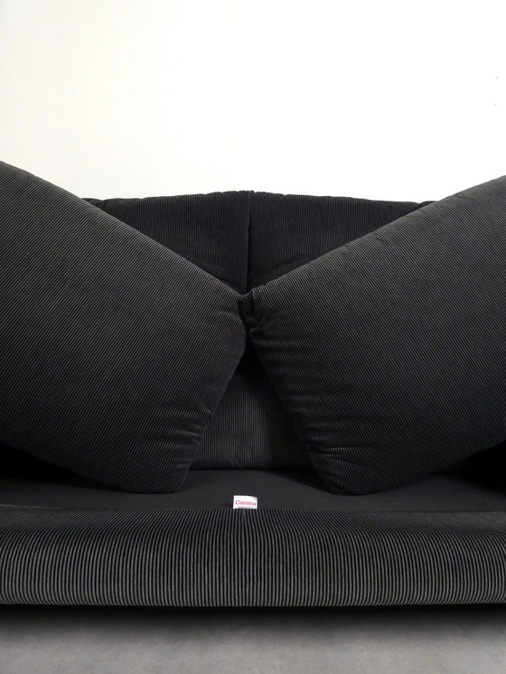 Image 1 of Cassina Maralunga 2,5 Seater Bicolore Black/Grey