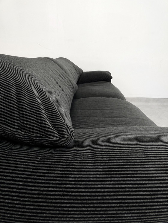 Image 1 of Cassina Maralunga 2,5 Seater Bicolore Black/Grey