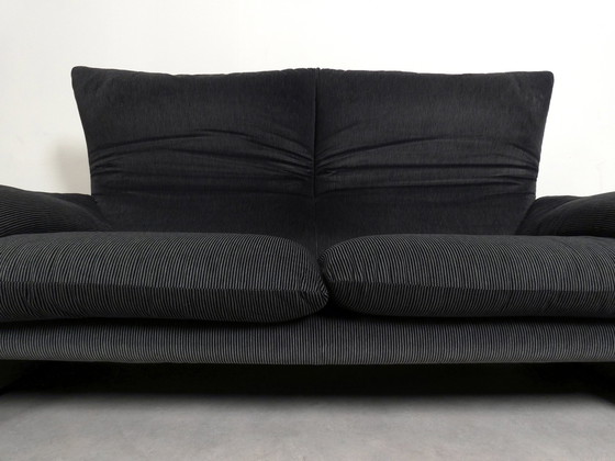 Image 1 of Cassina Maralunga 2,5 Seater Bicolore Black/Grey