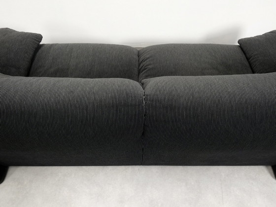 Image 1 of Cassina Maralunga 2,5 Seater Bicolore Black/Grey