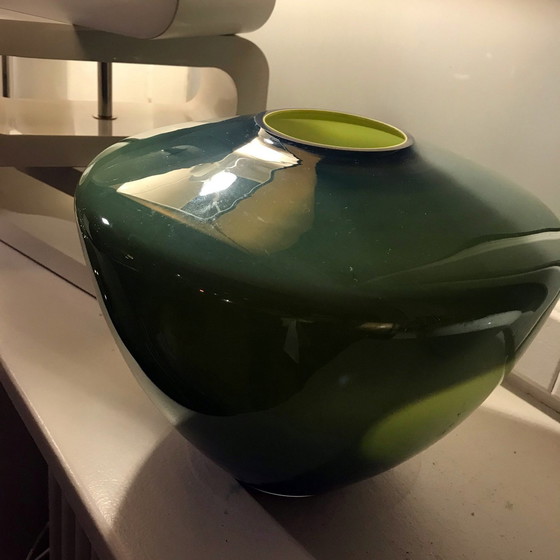 Image 1 of Vintage Vaas - Incamiciato - Glas - Murano - 1960