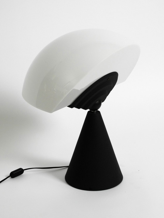 Image 1 of Grote tafellamp Model Slice van Hans Von Klier voor Bilumen 1987 Postmodern ontwerp