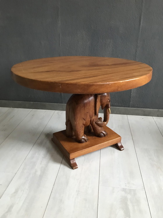 Image 1 of Vintage Design Olifant Salontafel Jaren 50