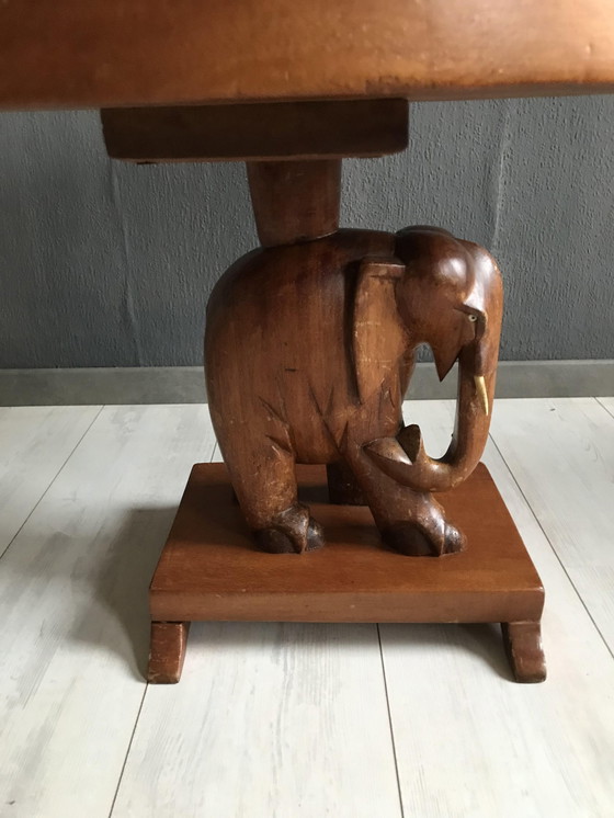 Image 1 of Vintage Design Olifant Salontafel Jaren 50