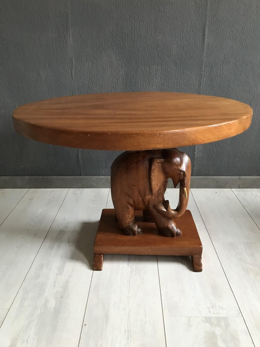 Vintage Design Olifant Salontafel Jaren 50